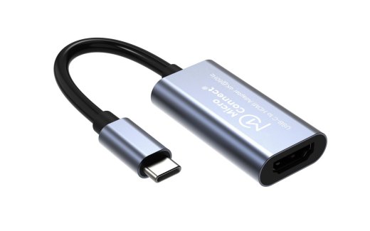 MICROCONNECT USB-C to HDMI Slim, Black