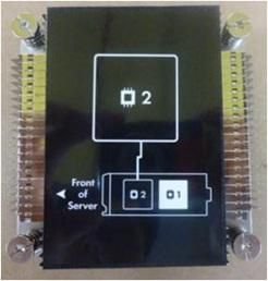 Hewlett Packard Enterprise Heatsink CPU 2