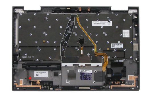 Lenovo keyboard bezel assembly for Belgian