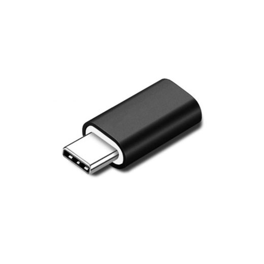 MICROCONNECT Lightning-USB-C Adapter, Black Support Charging