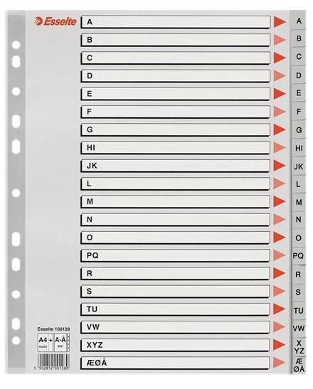 ESSELTE 100128 tab index Alphabetic tab