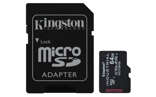 Kingston 64GB microSDXC Industrial C10 A1