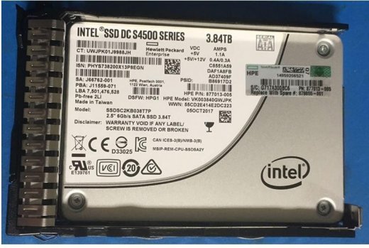 Hewlett Packard Enterprise SSD 3.84TB