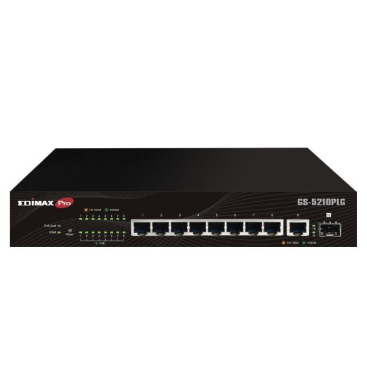 EDIMAX 10-Port Gigabit Long Range PoE+