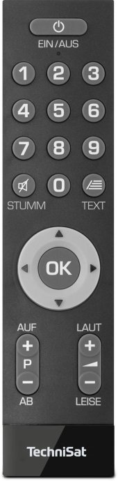 TechniSat ISIZAPPER Universal Remote Control Black