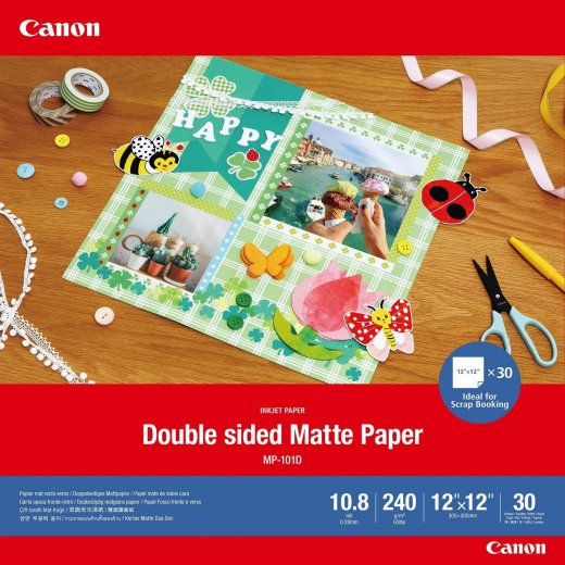 Canon Mp-101D Double-Sided Matte Paper, 12"