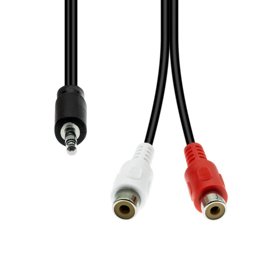 PROXTEND 3-Pin to 2 x RCA
