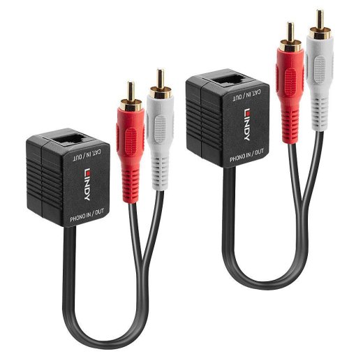 LINDY Stereo Audio Extender, Cat.5/6