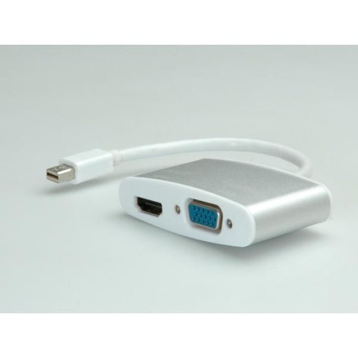 ROLINE Adapter, Mini Displayport - Hdmi/Vga