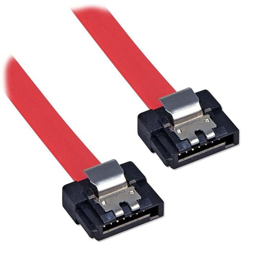 LINDY Low Profile Latching SATA Cable
