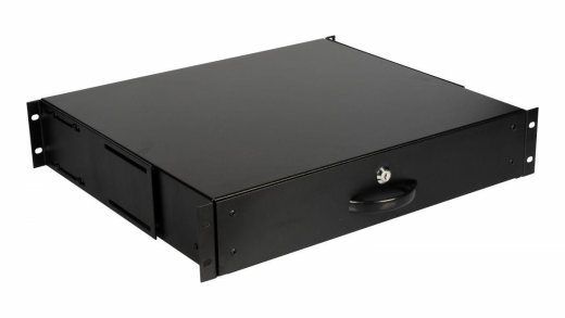 EQUIP Lockable Drawer 19`, 2U, Ral9005