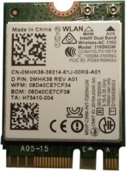 Dell Intel Dual Band Wireless-AC 3165