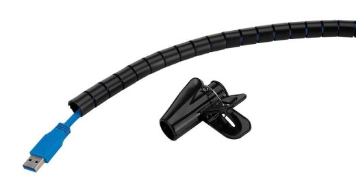 ADS06-140BL, Cable Sleeve for 1-3 cables, 200x1,5x1,5cm