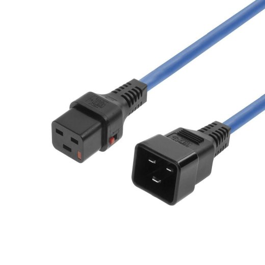 MICROCONNECT Powercord C19 IEC Lock -