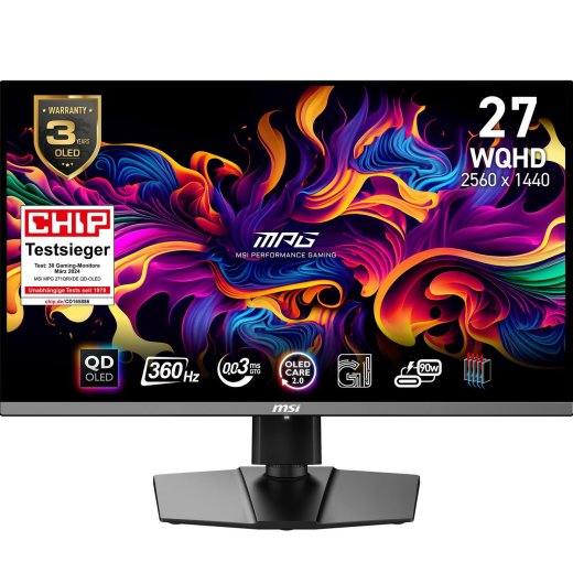 MSI Mpg 271Qrxde Qd-Oled Computer Monitor