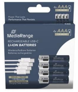 MEDIARANGE Household Battery Rechargeable Battery Aaa