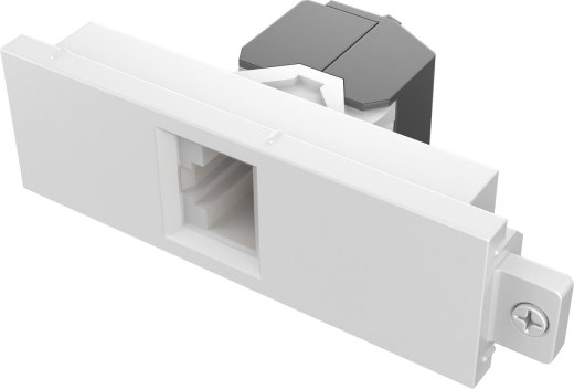 VISION Socket-Outlet Rj-45 White