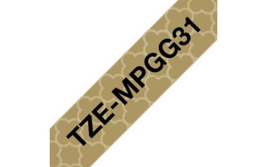 Brother Tze-Mpgg31 Label-Making Tape Black On