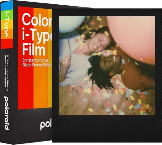 Polaroid Color Film I-Type Black Frame