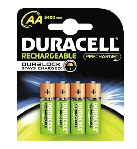 Duracell 4Xaa Rechargeable Battery Aa
