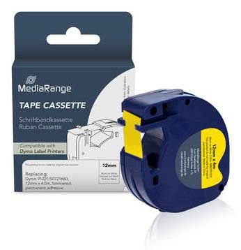 MEDIARANGE Plastic Tape Cassette, For Label