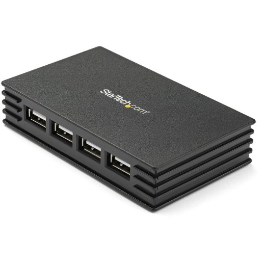STARTECH.COM 4 Port Black Usb