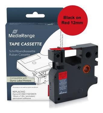 MEDIARANGE Plastic Tape Cassette, For Label