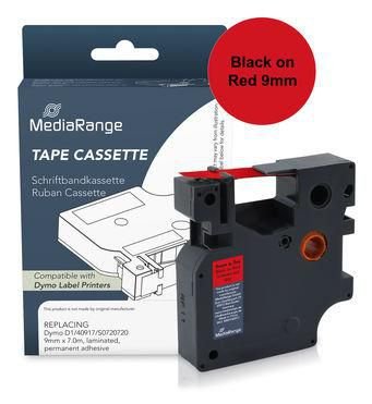 MEDIARANGE Plastic Tape Cassette, For Label