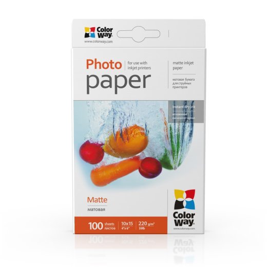 ColorWay PM2201004R Matte Photo Paper White