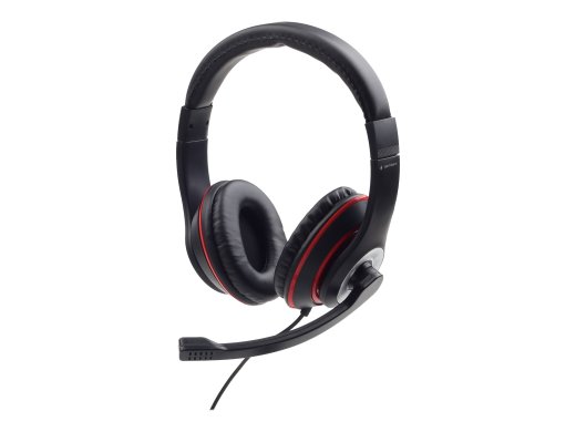 Gembird Stereo headset MHS-03-BKRD On-Ear Built-in