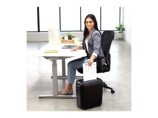 FELLOWES Cross-Cut LX65 Black Paper shredding