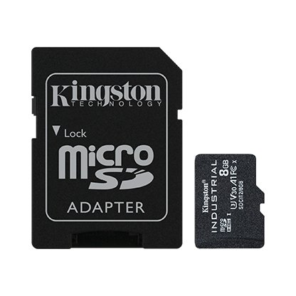 Kingston UHS-I 8 microSDHC/SDXC Industrial Card