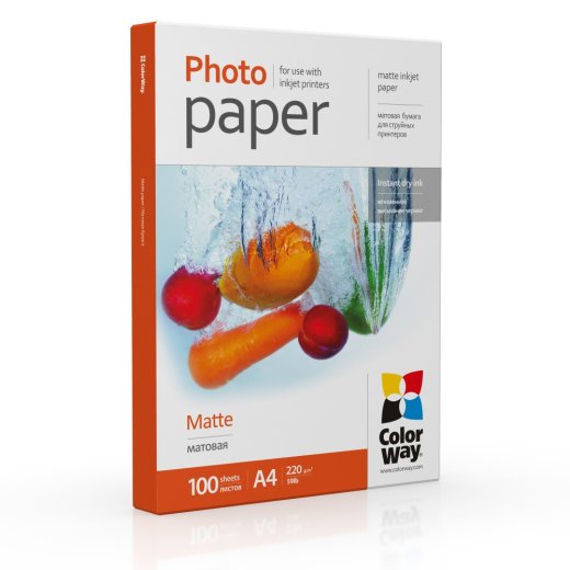 ColorWay Photo Paper PM220100A4 Matte White