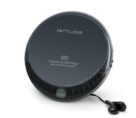Muse Portable CD/MP3 Player With Anti-shock