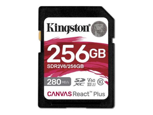 KINGSTON 256GB Canvas React Plus SDXC