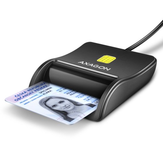 AXAGON Compact desktop USB contact Smart/ID