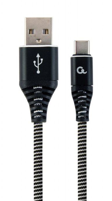 Cablexpert Premium cotton braided Type-C USB