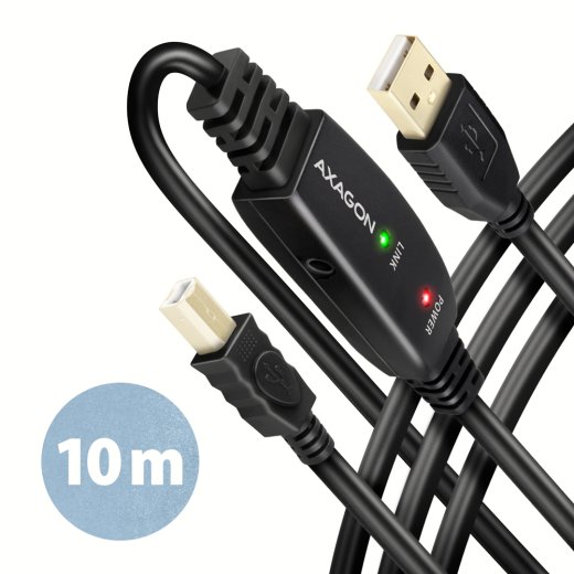 AXAGON USB repeater cable, 10 m