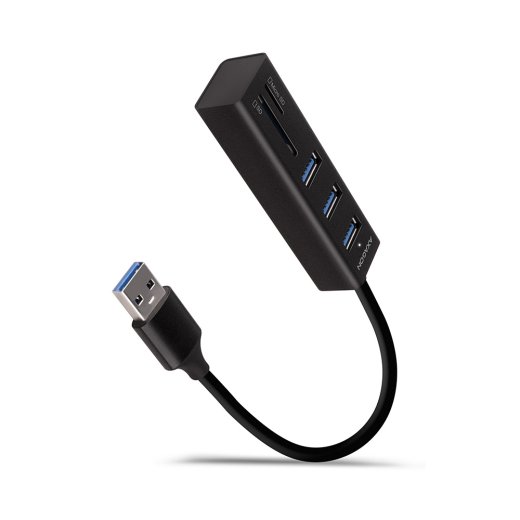 AXAGON SuperSpeed USB-A Hub and Card