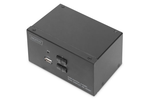 Digitus KVM Switch, 2 Port, Dual