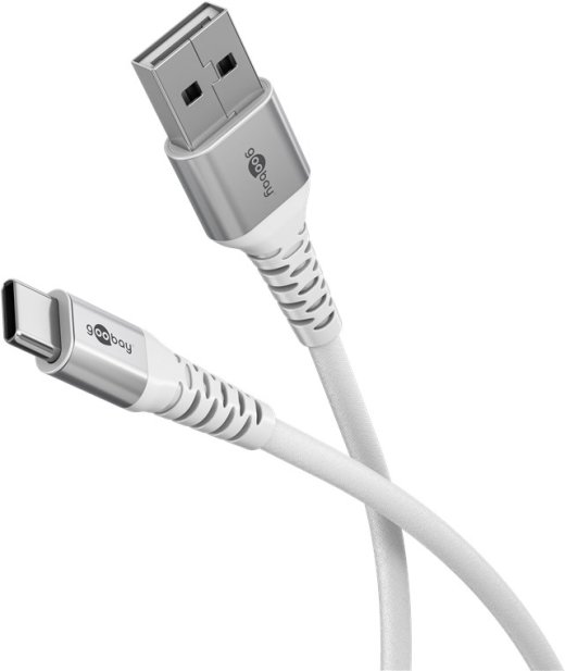 Goobay USB-C to USB-A Supersoft Textile