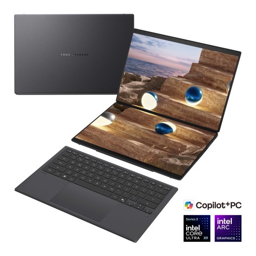 Asus Zenbook Duo UX8407AA-SN066W Moher Gray