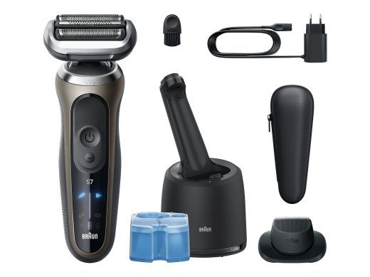 Braun 72-C7200cc Series 7 Shaver, Black/Gold