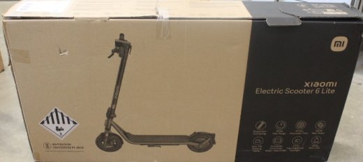 SALE OUT. Xiaomi Electric Scooter 6 Lite GL Xiaomi 23 month(s) DAMAGED PACKAGING
