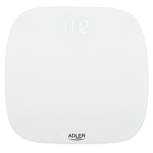 Adler AD 8176 personal scale Square White Electronic personal scale