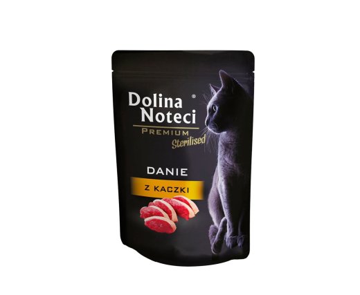 Dolina Noteci Premium Sterilized Duck Wet Food for Cats - 85g
