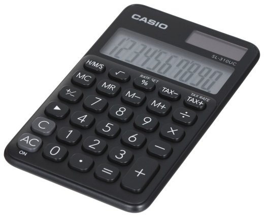CAI CASIO SL-310UC-BK black pocket calculator