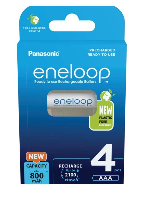 Rechargeable batteries PANASONIC ENELOOP AAA 800