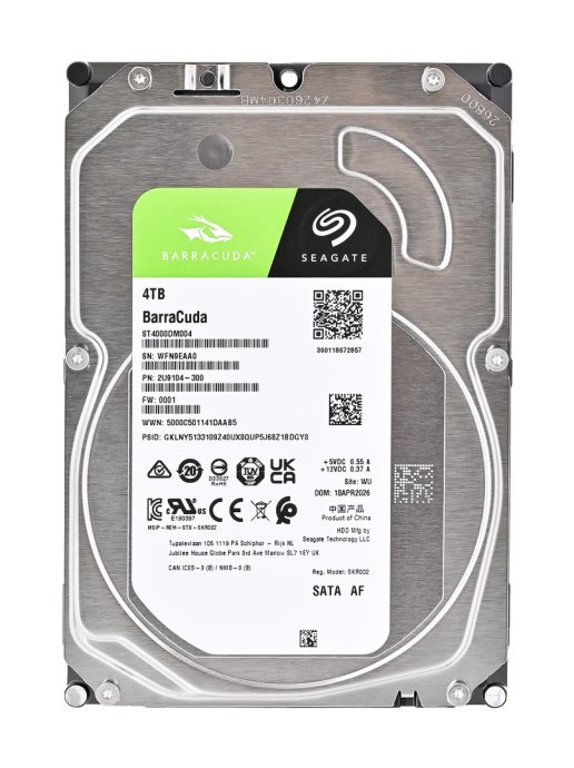 Seagate Barracuda ST4000DM004 internal hard drive