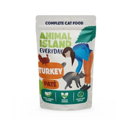 ANIMAL ISLAND Everyday Turkey pate - wet cat food - 100g